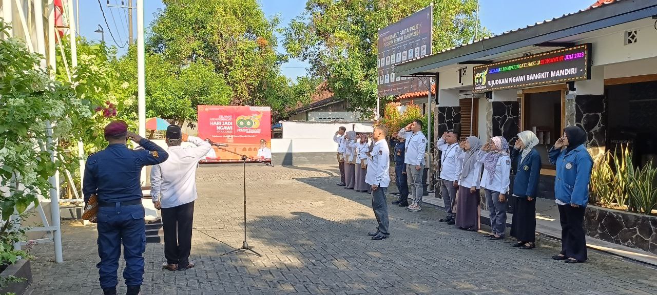 Apel Pagi KPU Kabupaten Ngawi Dalam Rangka Pembinaan SDM